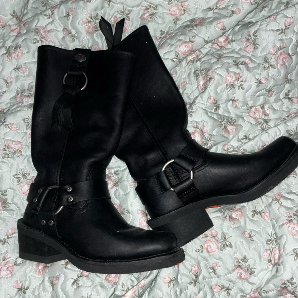 Harley-Davidson Black Harness boots